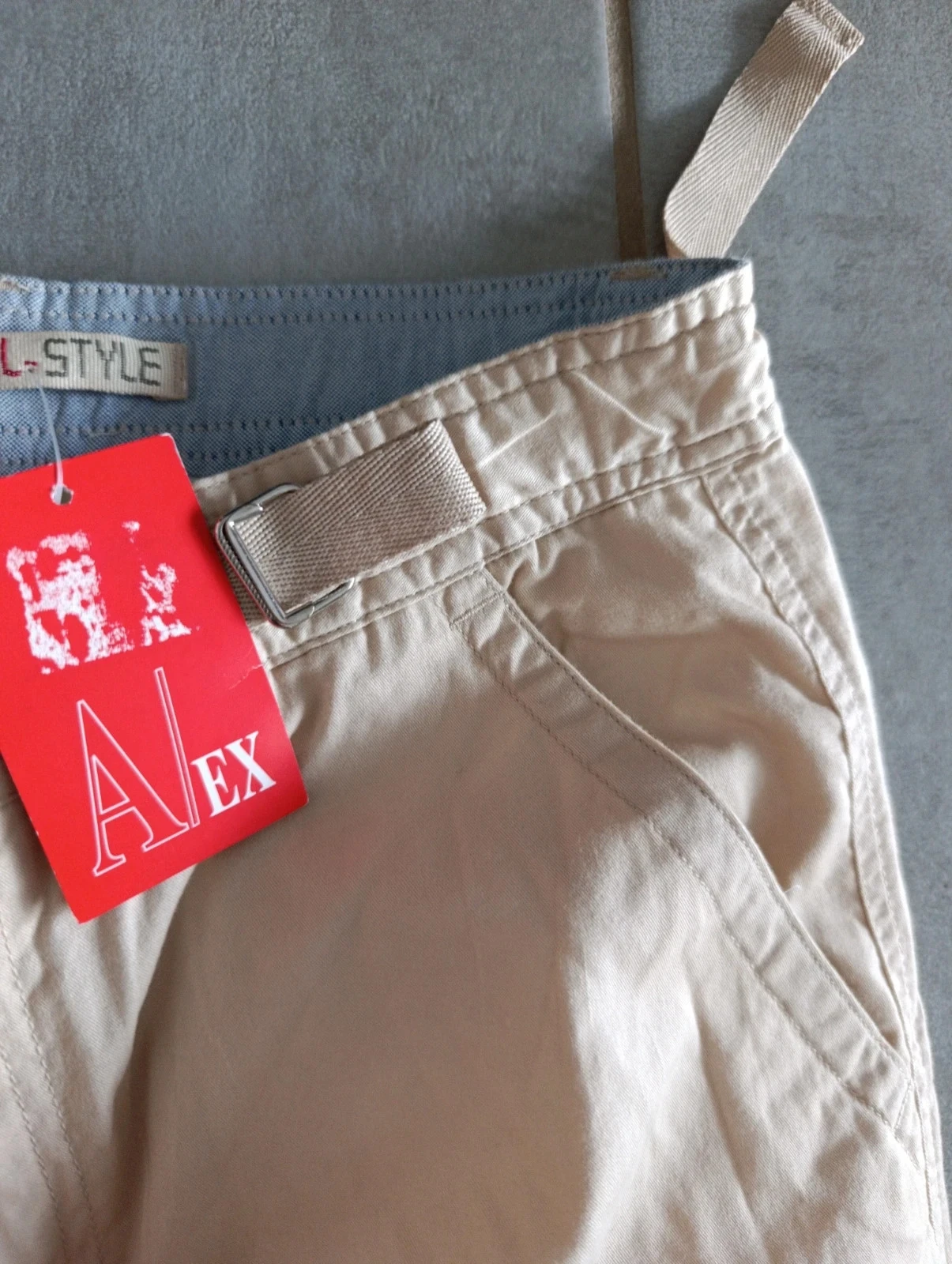 Kinder chino broek Alouette beige 16 jaar 100% katoen nieuw met label – photo 5